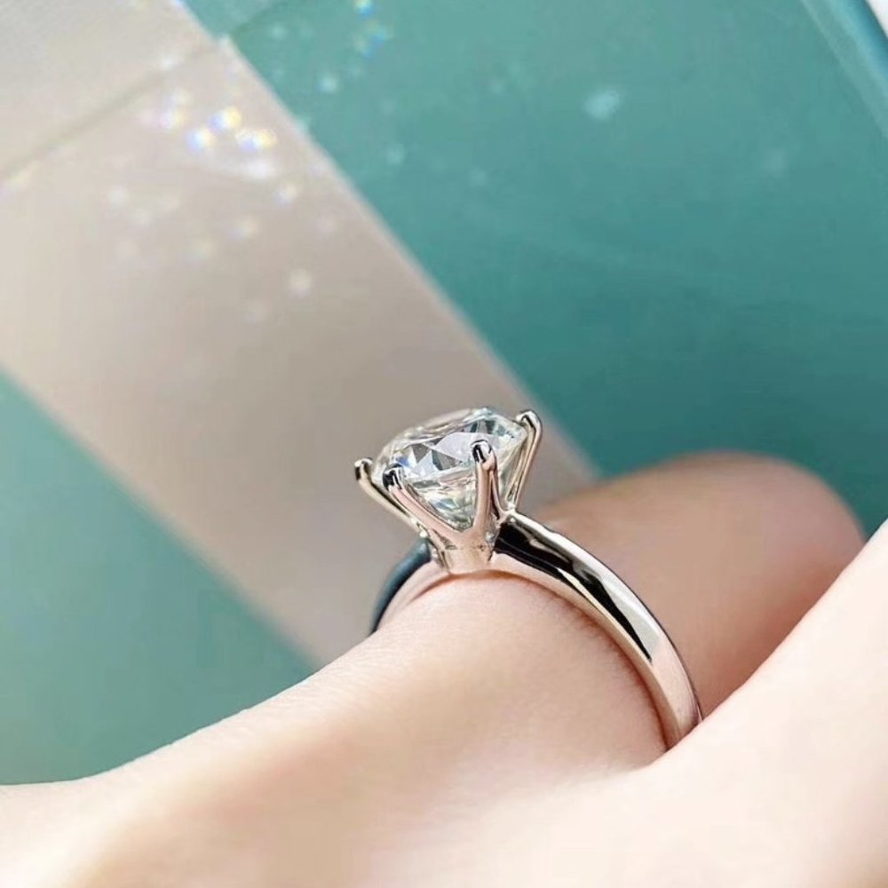 Certified 2ct. t.w. Diamond Solitaire Engagement Ring - Picture 4 of 16